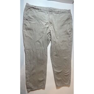 Northcrest Womens Tan Dress pants 98%‎ Cotton Size 20W